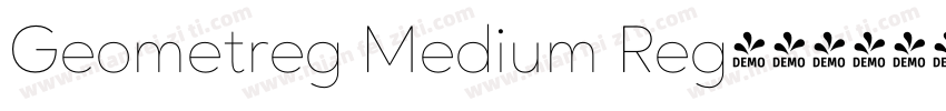 Geometreg Medium Reg字体转换